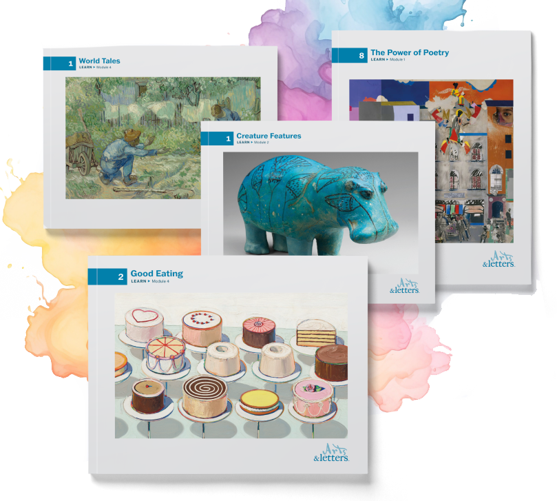 Arts & Letters book cover collage.